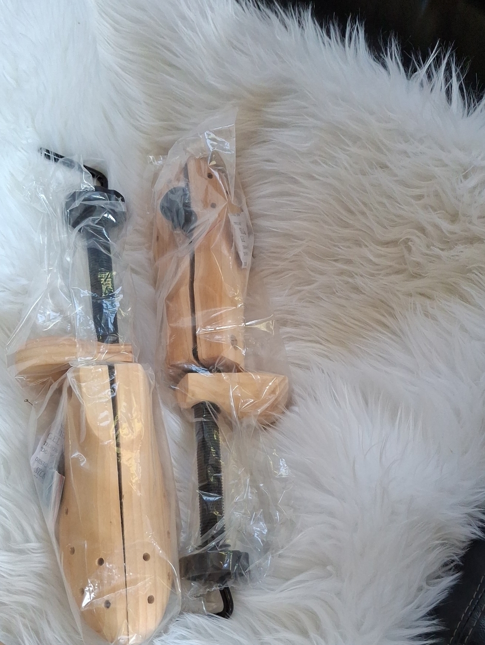 Wooden Boot Stretchers Shoe Trees - Natural Wood